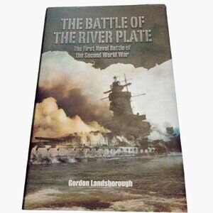 The Battle Of The River Plate Gordon Landsborough Hardcover Dust Jacket